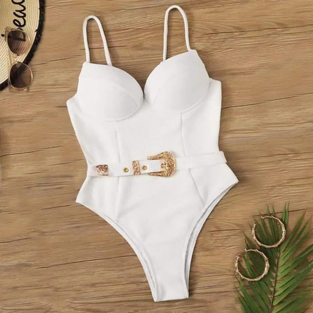 

Attractive Bodysuit Swimwear Backless Beachwear Women Monokini Female High Cut One-piece Bikini