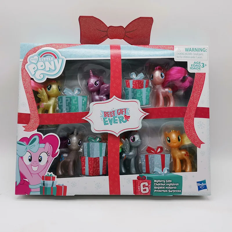 

Hasbro My Little Pony Twilight Sparkle Equestria Fluttershy Pinkie Pie Rarity Festival Series Character Set Girl Toy Doll Gift