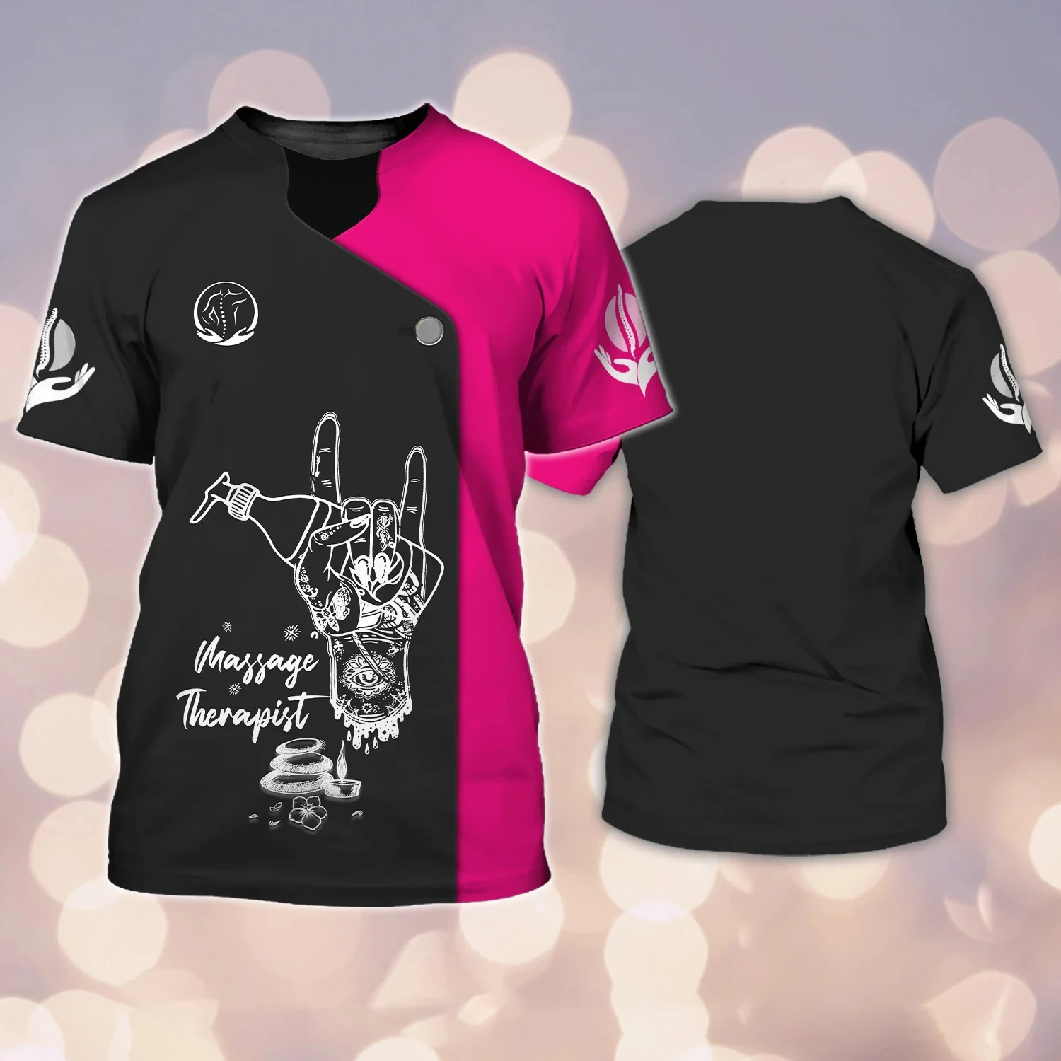 Masseur Shirt Women's T-shirt Uniform Harajuku Y2k Clothes Summer Casual Short Sleeve Tops 3D Print Female Loose Streetwear Tees 
Masseur Shirt Women's T-shirt Uniform Harajuku Y2k Clothes Summer Casual Short Sleeve Tops 3D Print Female Loose Streetwear Tees