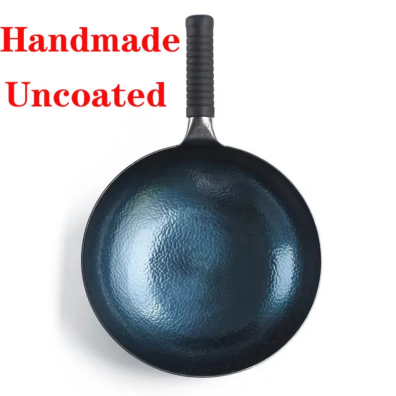 Chinese Traditions Handmade Iron Pan Without Coating Health Wok Non-Stick Pan Gas Stove Induction Cooker General Zhangqiu Wok
Chinese Traditions Handmade Iron Pan Without Coating Health Wok Non-Stick Pan Gas Stove Induction Cooker General Zhangqiu Wok