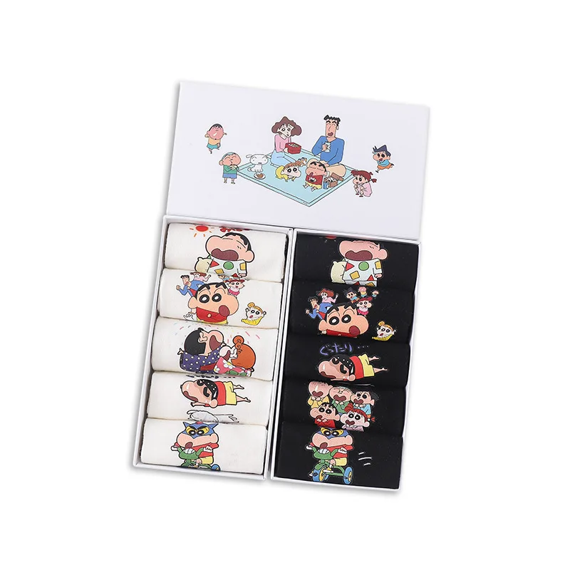 New Crayon Shin-chan Socks Women's Short Socks Summer Thin Cotton Socks Casual Print Socks Cute Cartoon Anime Socks
New Crayon Shin-chan Socks Women's Short Socks Summer Thin Cotton Socks Casual Print Socks Cute Cartoon Anime Socks