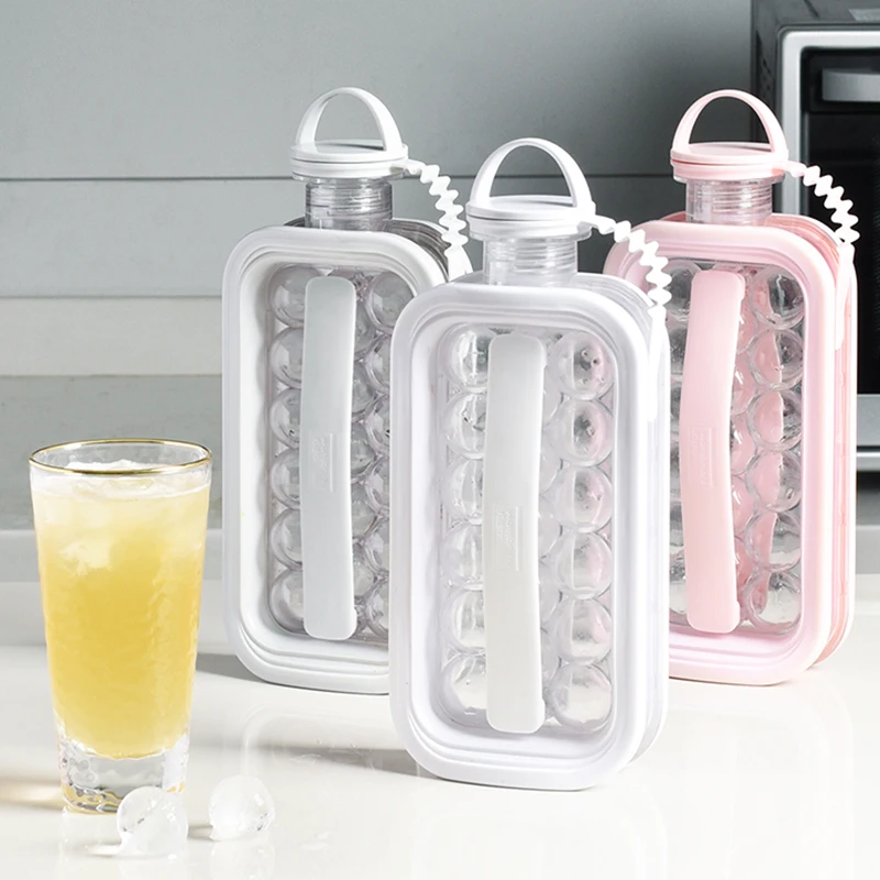 Home Multifunctional Portable Ice Making Box With Lid Ice Cube Mold Ice Ball Mold 2-in-1Ice Maker Water Bottle Ball Making Mould
Home Multifunctional Portable Ice Making Box With Lid Ice Cube Mold Ice Ball Mold 2-in-1Ice Maker Water Bottle Ball Making Mould