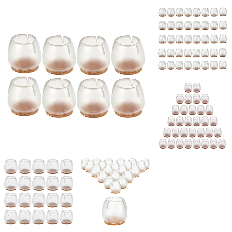 Transparent Silicone Chair Leg Caps Felt Pads Furniture Pad Chair Leg Floor Protectors (Pack Of 32, Round 25Mm—29Mm)
Transparent Silicone Chair Leg Caps Felt Pads Furniture Pad Chair Leg Floor Protectors (Pack Of 32, Round 25Mm—29Mm)