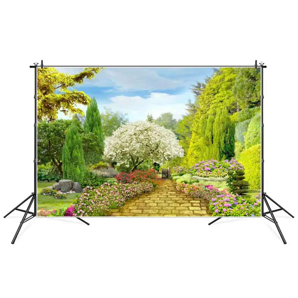 Spring Park Green Trees Wall Birthday Photography Backdrops Custom Flowers Botanical Garden Landscape Photographic Background
Spring Park Green Trees Wall Birthday Photography Backdrops Custom Flowers Botanical Garden Landscape Photographic Background