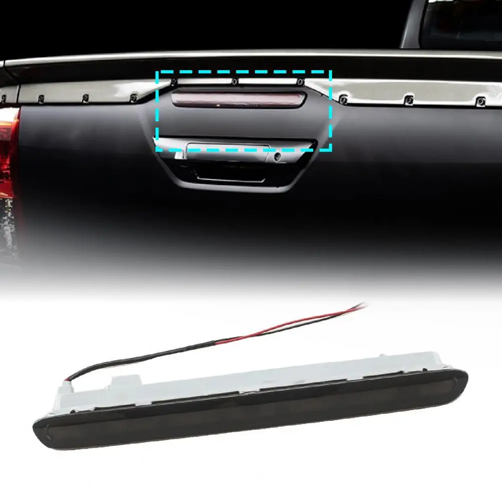 High Mount Stop Light Durable Anti-corrosion Black LED 3rd Brake Light Strip 81570-0K100 for Toyota Hilux 15-18
High Mount Stop Light Durable Anti-corrosion Black LED 3rd Brake Light Strip 81570-0K100 for Toyota Hilux 15-18