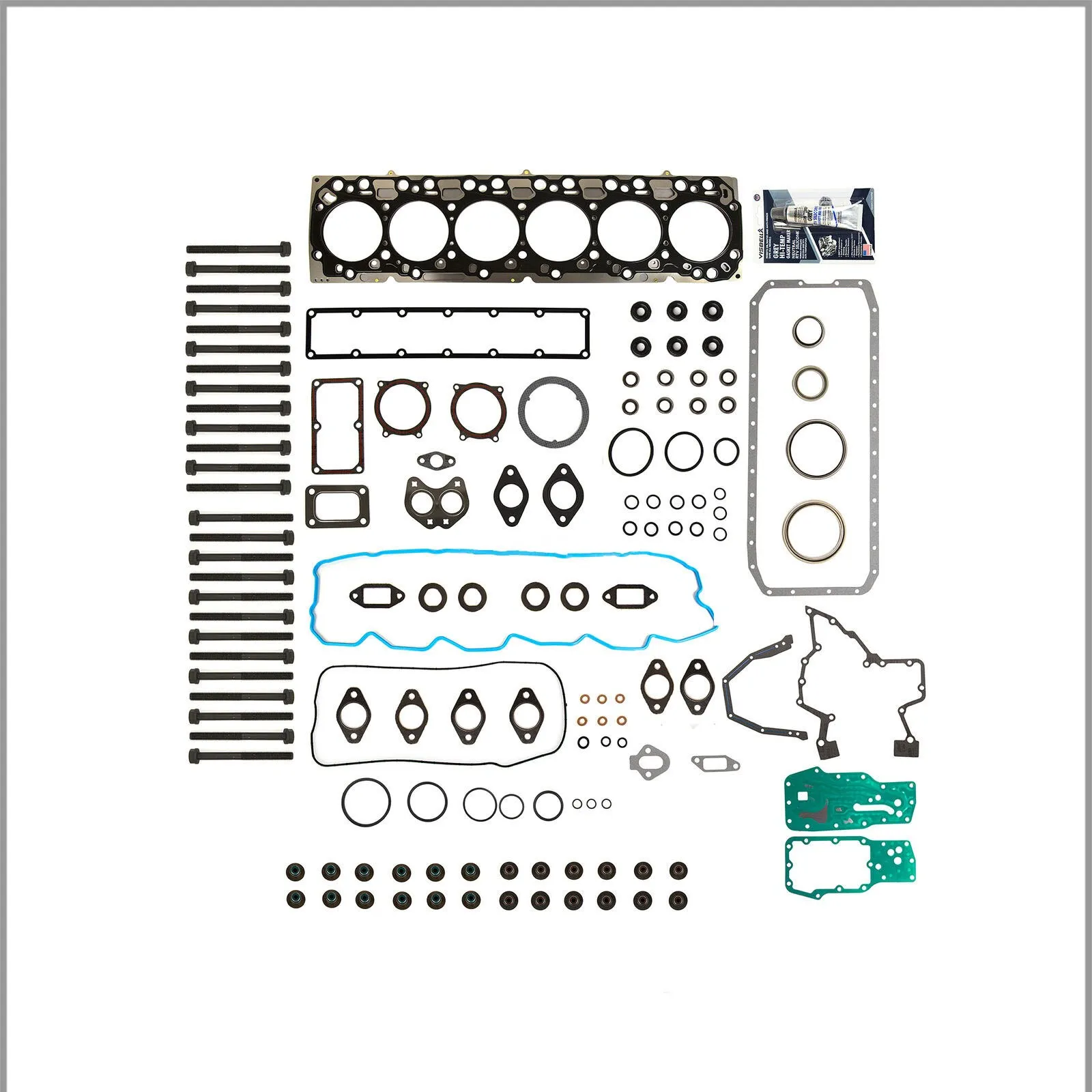 Full Gasket Set Head Bolts Fits 07-13 Dodge Ram 2500 3500 Ram 2500 3500 6.7L 24V
Full Gasket Set Head Bolts Fits 07-13 Dodge Ram 2500 3500 Ram 2500 3500 6.7L 24V