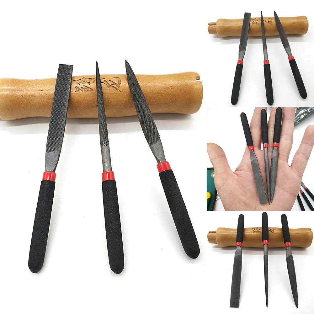 3pcs Hardened Steel Mini Needle File Set DIY Wood Rasp File Needle Jewelry Polishing Carving Diamond File Handy Tools Ceramic
3pcs Hardened Steel Mini Needle File Set DIY Wood Rasp File Needle Jewelry Polishing Carving Diamond File Handy Tools Ceramic