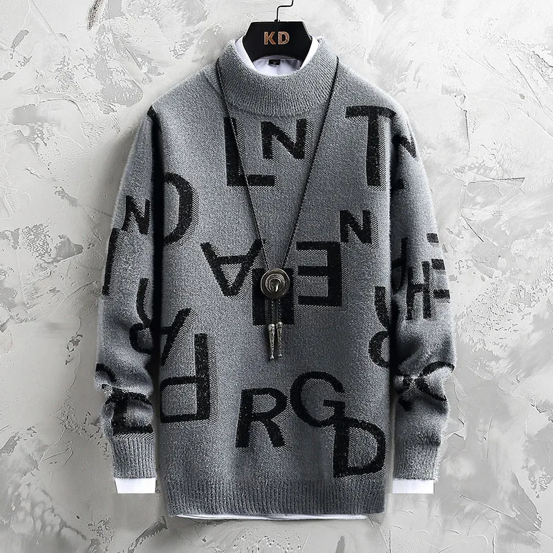 Cashmere Knitted Sweater 2021 Men's Hip Hop Streetwear Retro Letter Pullover Harajuku Fashion Casual Pullover Men's Top Sweater
Cashmere Knitted Sweater 2021 Men's Hip Hop Streetwear Retro Letter Pullover Harajuku Fashion Casual Pullover Men's Top Sweater