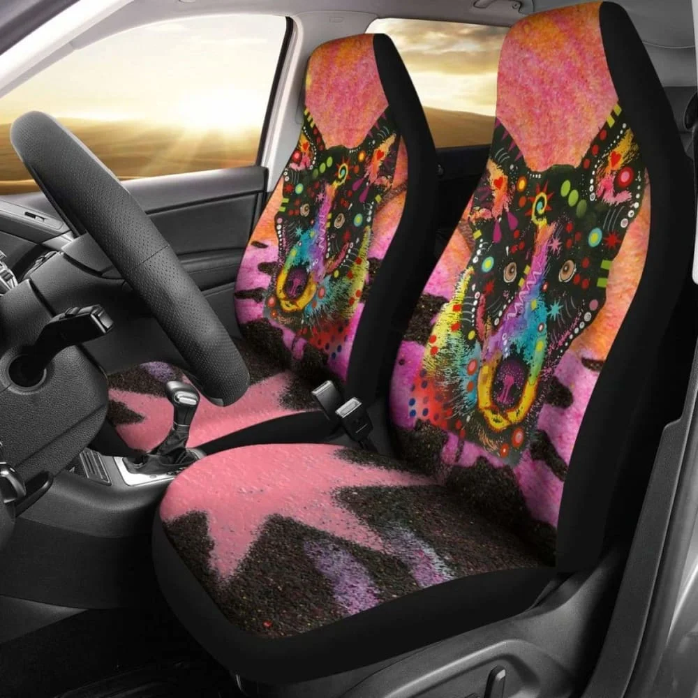 Blue Heeler Design Car Seat Covers Colorful Back,Pack of 2 Universal Front Seat Protective Cover
Blue Heeler Design Car Seat Covers Colorful Back,Pack of 2 Universal Front Seat Protective Cover