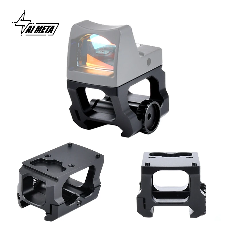 

Metal RMR Red Dot Mount Scope Sight Base LEAP 04 Tactical Hunting Rifle Weapon Riser Mount Accessory Fit 20mm Picatinny Rail