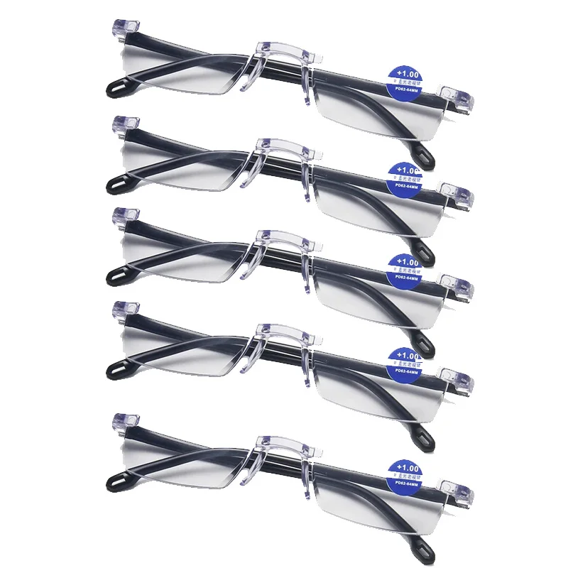 Blue Light Blocking Eyewear Rimless Reading Glasses Women Men Square Frameless Presbyopic +1.0 1.5 2.5 4.0
Blue Light Blocking Eyewear Rimless Reading Glasses Women Men Square Frameless Presbyopic +1.0 1.5 2.5 4.0