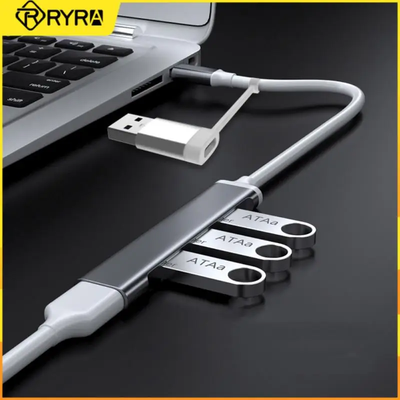 RYRA USB&Type-C 2-in-1 Hub Type-C/USB 3.0 2.0 Multi Splitter 4 port fast transmission Hub Compatible laptops/tablets/smartphones 
RYRA USB&Type-C 2-in-1 Hub Type-C/USB 3.0 2.0 Multi Splitter 4 port fast transmission Hub Compatible laptops/tablets/smartphones