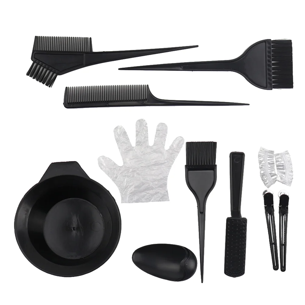 11pcs Hair Dyeing Tool Hair Dye Color Brush Applicator Bowl Section Clips Hair Salon Combs Cloak Hairdressing for Barber Kit
11pcs Hair Dyeing Tool Hair Dye Color Brush Applicator Bowl Section Clips Hair Salon Combs Cloak Hairdressing for Barber Kit