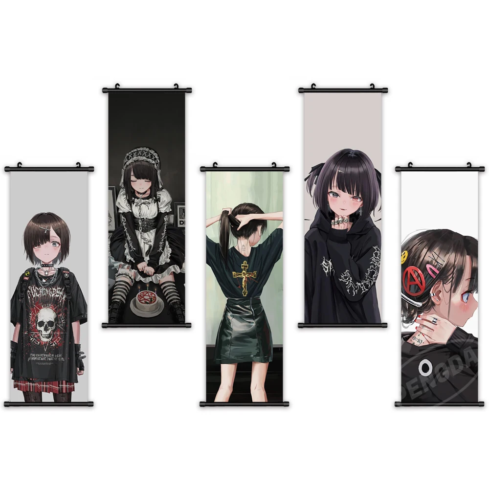 Print Canvas Fashion Girl Poster Home Decoration Pretty Mural Wall Anime Art Character Picture Plastic Scroll Hanging Painting
Print Canvas Fashion Girl Poster Home Decoration Pretty Mural Wall Anime Art Character Picture Plastic Scroll Hanging Painting