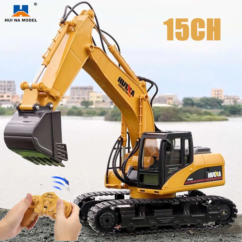 Huina 1550 RC Excavator 1/14 15CH Remote Control Excavator RC Truck with Lights RC Trucks Tractor Model Engineering Toys Boys
Huina 1550 RC Excavator 1/14 15CH Remote Control Excavator RC Truck with Lights RC Trucks Tractor Model Engineering Toys Boys