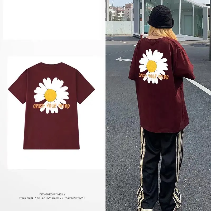 Summer thin loose half-sleeved couple T-shirt round neck Japanese new style all-match lazy tide brand mid-length top women
Summer thin loose half-sleeved couple T-shirt round neck Japanese new style all-match lazy tide brand mid-length top women