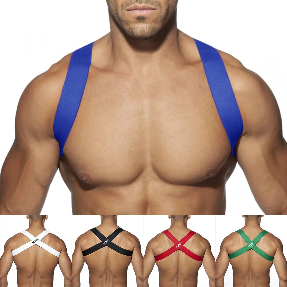 Mens Chest Straps Body Musle Harness Club Cosplay Lingerie Costume Gays Underwear Elastic Band Bondage Vest Shoulder Straps
Mens Chest Straps Body Musle Harness Club Cosplay Lingerie Costume Gays Underwear Elastic Band Bondage Vest Shoulder Straps