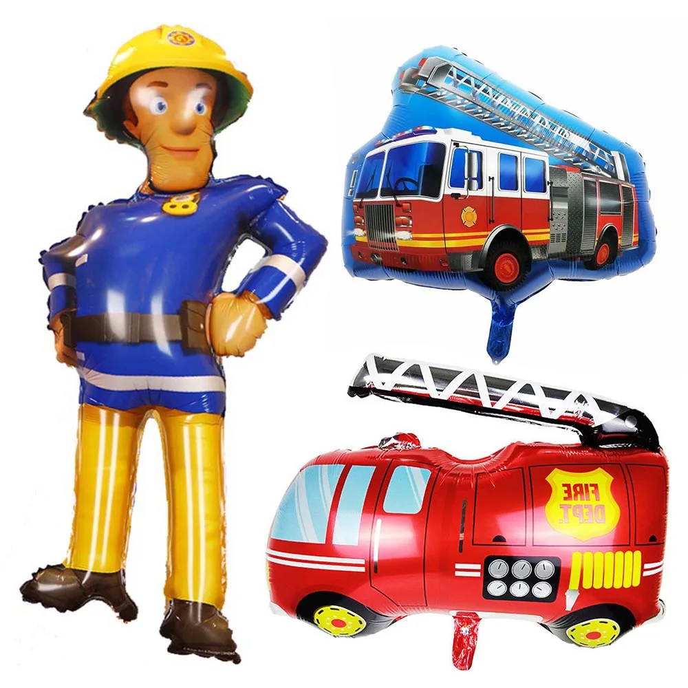 Giant Sam Fireman Balloon Fire Truck Firetruck Aluminum Foil Balloons Fighting Theme Happy Birthday Party Decorations Kids Boys
Giant Sam Fireman Balloon Fire Truck Firetruck Aluminum Foil Balloons Fighting Theme Happy Birthday Party Decorations Kids Boys