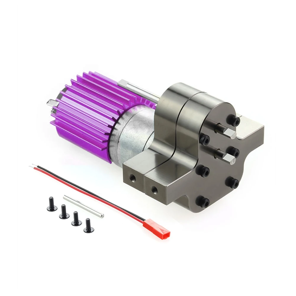 Metal 370 Motor Gearbox Gear Box for WPL C14 C24 B24 B36 MN D90 D99 MN99S RC Car Upgrade Parts,Titanium
Metal 370 Motor Gearbox Gear Box for WPL C14 C24 B24 B36 MN D90 D99 MN99S RC Car Upgrade Parts,Titanium
