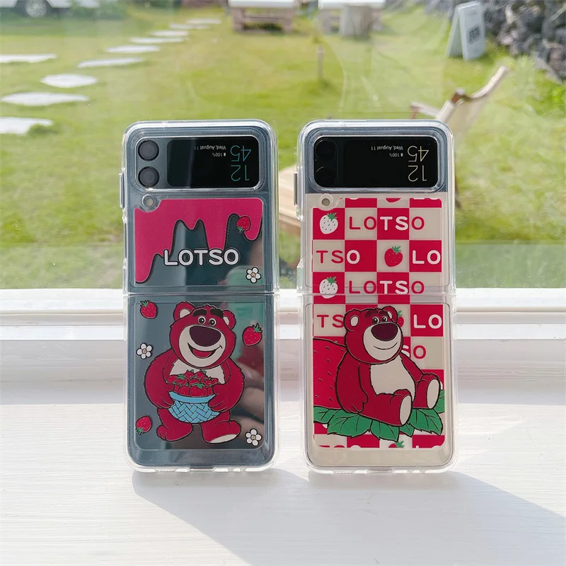 Cute Lotso Transparent Phone Case for Samsung Galaxy Z Flip 3 5G Hard PC Back Cover for ZFlip3 Cases Protective Shell
Cute Lotso Transparent Phone Case for Samsung Galaxy Z Flip 3 5G Hard PC Back Cover for ZFlip3 Cases Protective Shell