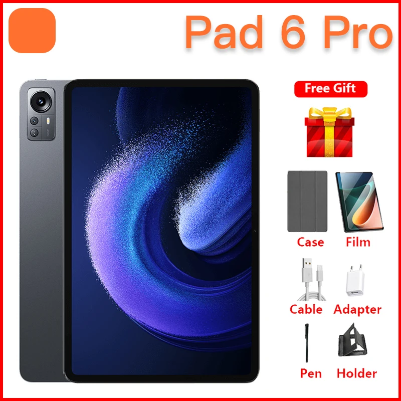 NEW Global Version Tablet Android11 Pad 6 Pro 12GB 512GB Snapdragon870 Tablet PC 5G Dual SIM Card WIFI HD 4K Pad 8800mAh Netbook
NEW Global Version Tablet Android11 Pad 6 Pro 12GB 512GB Snapdragon870 Tablet PC 5G Dual SIM Card WIFI HD 4K Pad 8800mAh Netbook