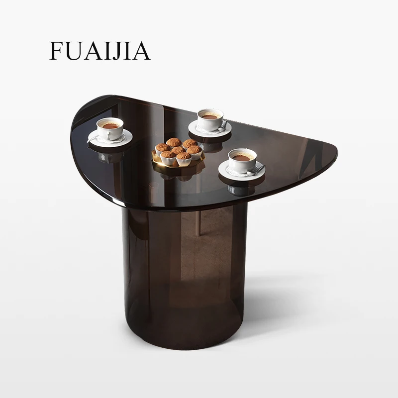 Conference Table Simple Modern Glass Acrylic Transparent Shaped Small round Table Dining Table
Conference Table Simple Modern Glass Acrylic Transparent Shaped Small round Table Dining Table