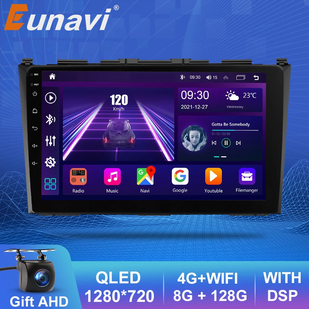 Автомагнитола Eunavi, 2 Din, Android 10, мультимедийный плеер для Honda CRV 2006-2011, GPS-навигация, Bluetooth, Авторадио, стерео, видео, без DVD
Автомагнитола Eunavi, 2 Din, Android 10, мультимедийный плеер для Honda CRV 2006-2011, GPS-навигация, Bluetooth, Авторадио, стерео, видео, без DVD