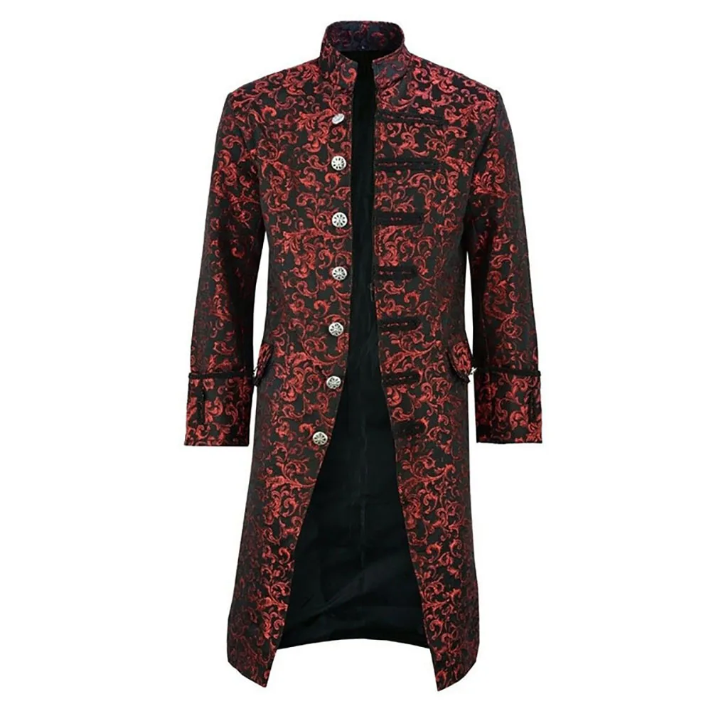 Trench Jackets Casual Vintage Coat Military Performance Stage Steampunk Carnival Victorian Costume Outwear Punk
Trench Jackets Casual Vintage Coat Military Performance Stage Steampunk Carnival Victorian Costume Outwear Punk