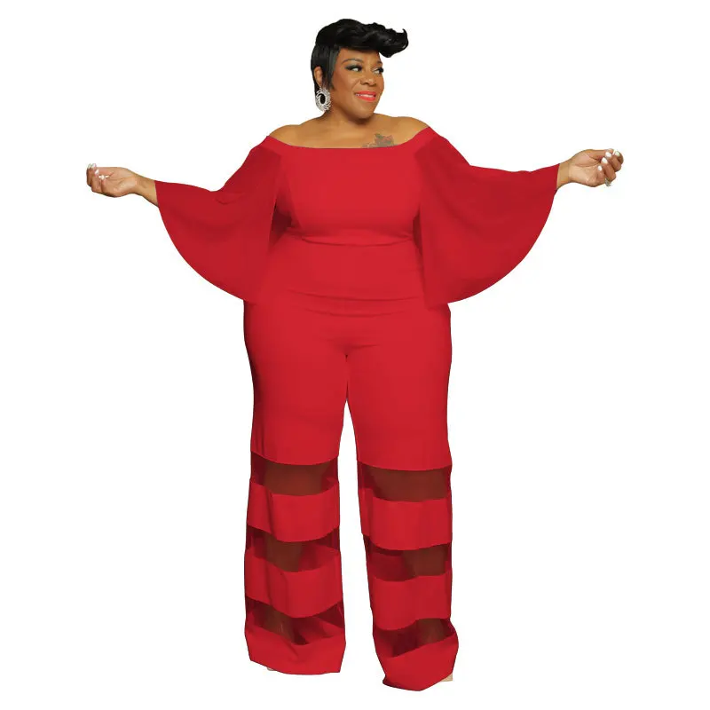 Big Beautiful Women Loose Jumpsuit Female Casual Rompers Girl's Sexy Patchwork See Through Overalls Lady's Plus Size Jumpsuits
Big Beautiful Women Loose Jumpsuit Female Casual Rompers Girl's Sexy Patchwork See Through Overalls Lady's Plus Size Jumpsuits