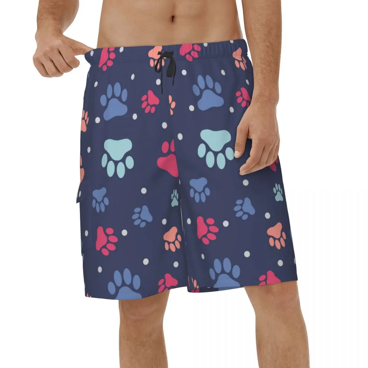 Beach Shorts Cute Paw Pattern Summer Men's Briefs Dog Animal Male Swimming Shorts
Beach Shorts Cute Paw Pattern Summer Men's Briefs Dog Animal Male Swimming Shorts