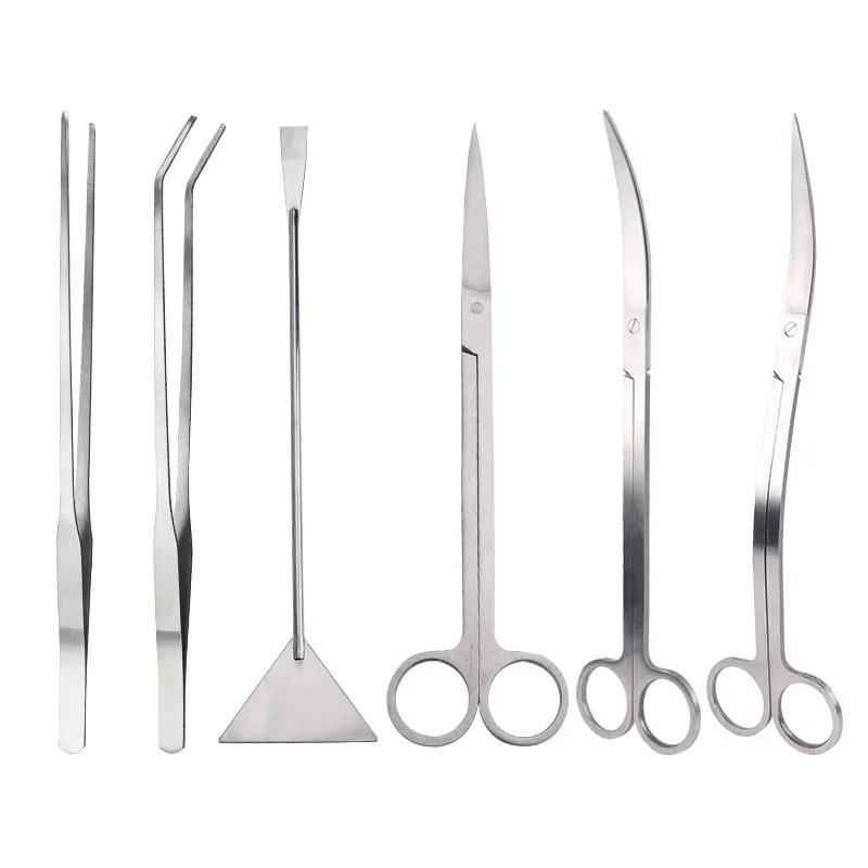 Stainless steel water plant tool set water plant trimming tool aquarium set scissors tweezers flat sander water plant scissors
Stainless steel water plant tool set water plant trimming tool aquarium set scissors tweezers flat sander water plant scissors