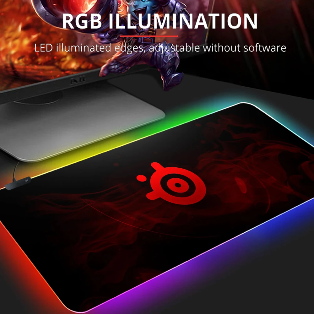 Steelseries Gaming Mouse Pad RGB Accessories Gamer PC Computer Mousepad RGB Backlit Mause Pad Large LED Desk Mat Keyboard Table
Steelseries Gaming Mouse Pad RGB Accessories Gamer PC Computer Mousepad RGB Backlit Mause Pad Large LED Desk Mat Keyboard Table