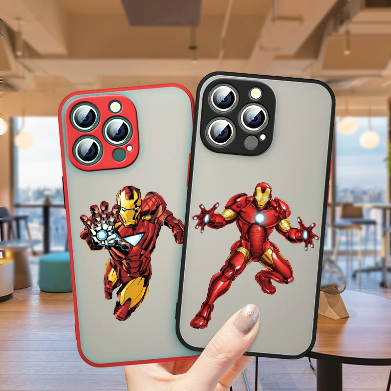 Marvel Avengers Iron Man For Apple iPhone 13 12 11 Pro Max Mini XS Max X XR 6 7 8 Plus SE Frosted Translucent Phone Case
Marvel Avengers Iron Man For Apple iPhone 13 12 11 Pro Max Mini XS Max X XR 6 7 8 Plus SE Frosted Translucent Phone Case