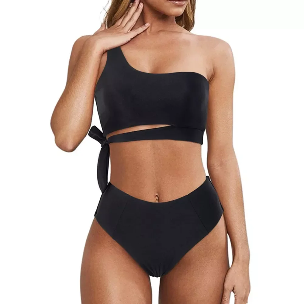 2022 Sexy High Waist Bikini Set One Shoulder Swimwear Women Swimsuit Female Strappy Bikini Bathers Bathing Suits Beachwear Swim
2022 Sexy High Waist Bikini Set One Shoulder Swimwear Women Swimsuit Female Strappy Bikini Bathers Bathing Suits Beachwear Swim