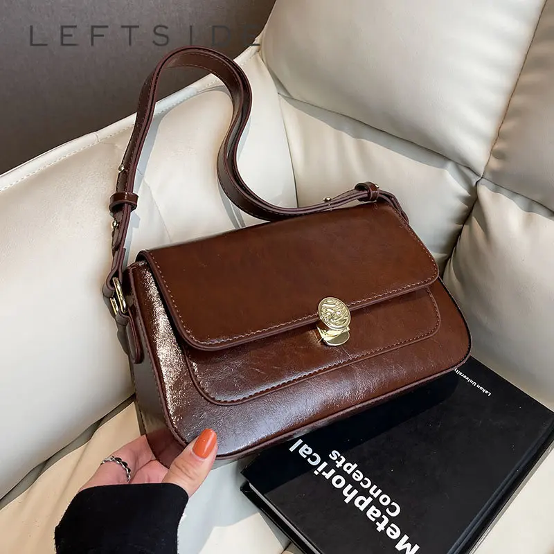 LEFTSIDE сумка с клапаном для женщин 2022 дизайнерская модная трендовая Маленькая кожаная сумка через плечо женские сумки и кошельки
LEFTSIDE сумка с клапаном для женщин 2022 дизайнерская модная трендовая Маленькая кожаная сумка через плечо женские сумки и кошельки