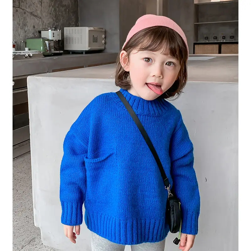 2022 Girls Sweater Autumn And Winter New Baby Pullover Fashionable Tops Children Loose Plus Velvet Knitted Sweater High Quality
2022 Girls Sweater Autumn And Winter New Baby Pullover Fashionable Tops Children Loose Plus Velvet Knitted Sweater High Quality