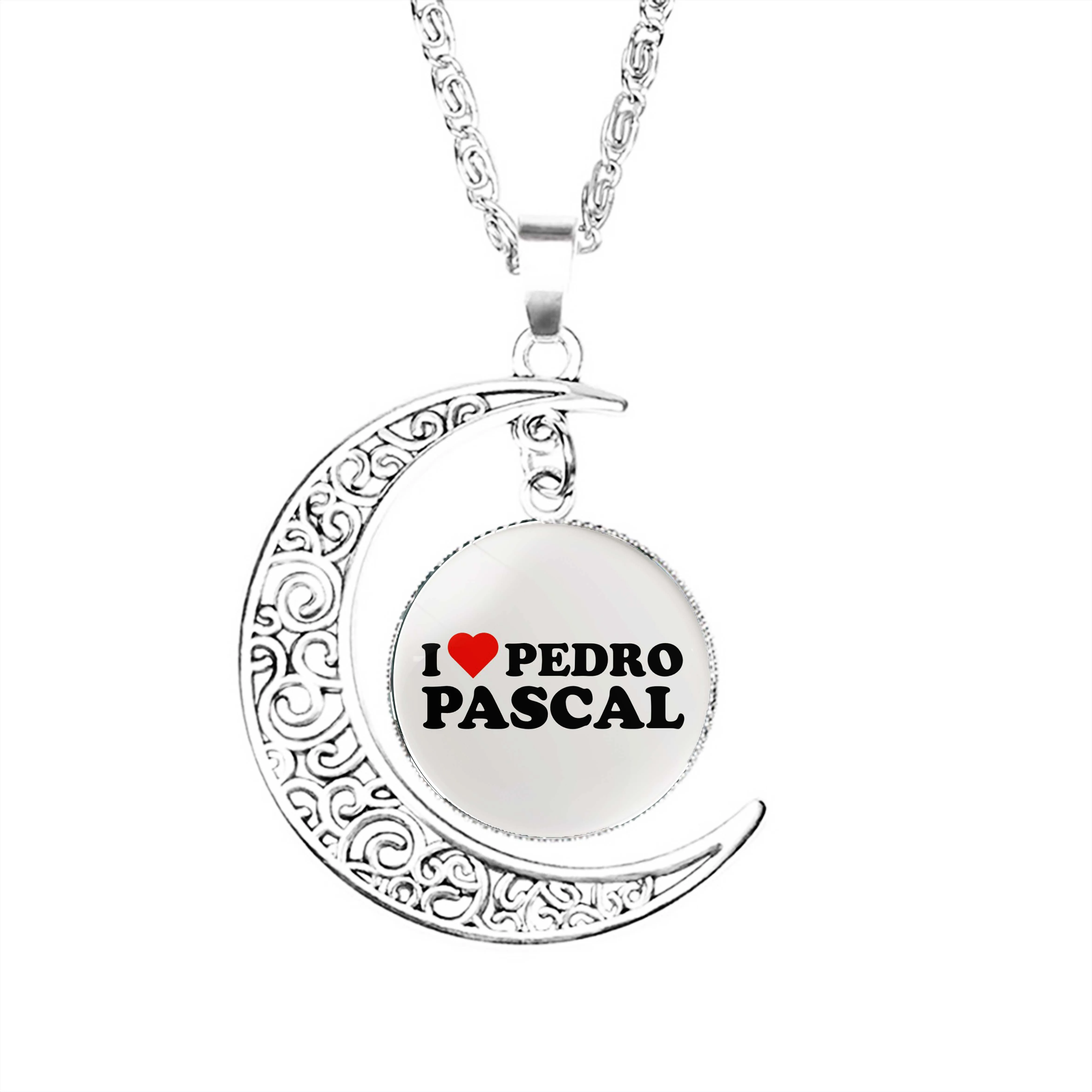 Ожерелье «Я люблю Педро Паскаль», цепочка с подвеской в виде Луны для женщин и полумесяца, женские стеклянные модные аксессуары, кулон для девушек из нержавеющей стали
Ожерелье «Я люблю Педро Паскаль», цепочка с подвеской в виде Луны для женщин и полумесяца, женские стеклянные модные аксессуары, кулон для девушек из нержавеющей стали
