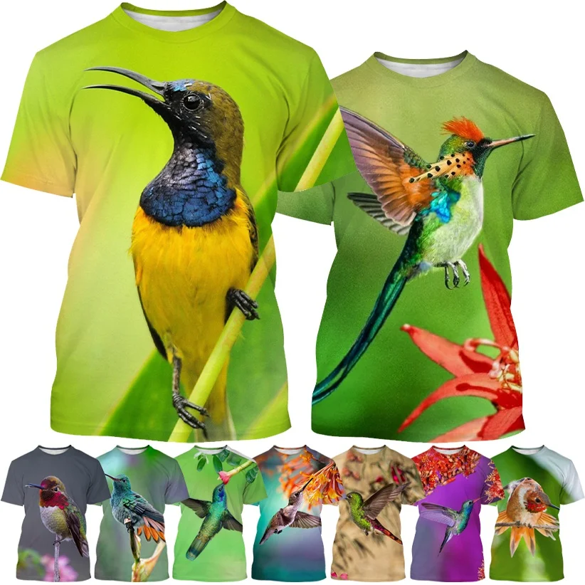 Футболка Мужская/женская с 3D-принтом Колибри, стильная повседневная рубашка в стиле Харадзюку
Футболка Мужская/женская с 3D-принтом Колибри, стильная повседневная рубашка в стиле Харадзюку