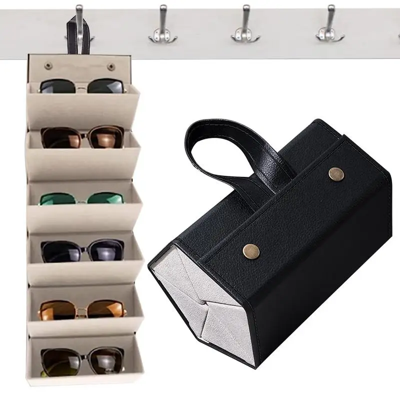 Foldable Sunglasses Case Organizer PU Leather Multi Glasses Storage Case Portable Travel Eyeglasses Box For Multiple Pairs
Foldable Sunglasses Case Organizer PU Leather Multi Glasses Storage Case Portable Travel Eyeglasses Box For Multiple Pairs