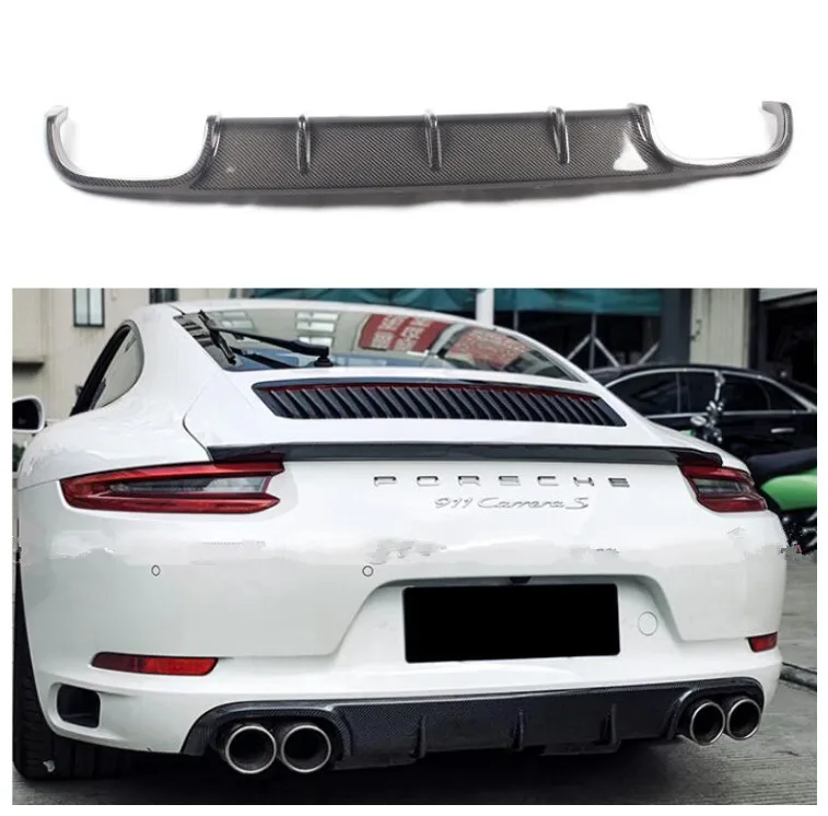 Rear Bumper Diffuser For Porsche 911 991.2 2016 2017 2018 Trunk Door Lip Spoiler Real Carbon Fiber
Rear Bumper Diffuser For Porsche 911 991.2 2016 2017 2018 Trunk Door Lip Spoiler Real Carbon Fiber