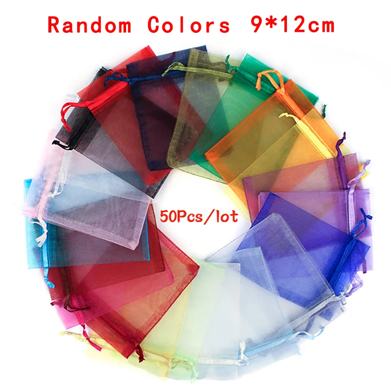 50pcs Adjustable Organza Bag 9X12Cm Plain Color Transparent Beam Mouth Jewelry Jewelry Packaging Gift Candy Bag
50pcs Adjustable Organza Bag 9X12Cm Plain Color Transparent Beam Mouth Jewelry Jewelry Packaging Gift Candy Bag