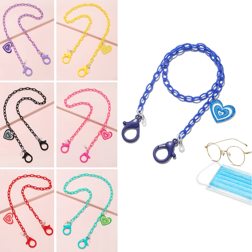 Acrylic Hang Mask Chains Holder For Girls Boys Colorful Love Chains Necklace Glasses Cord Lanyard Adults Kids Neck Rope Strap
Acrylic Hang Mask Chains Holder For Girls Boys Colorful Love Chains Necklace Glasses Cord Lanyard Adults Kids Neck Rope Strap