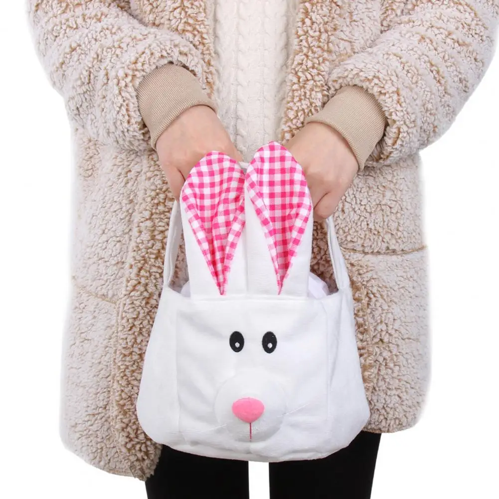 Hand Storage Basket with Handle Hand Basket Soft Texture Easter Cute Rabbit Eggs Toy Candy Hand Basket Easter Decoration 
Hand Storage Basket with Handle Hand Basket Soft Texture Easter Cute Rabbit Eggs Toy Candy Hand Basket Easter Decoration