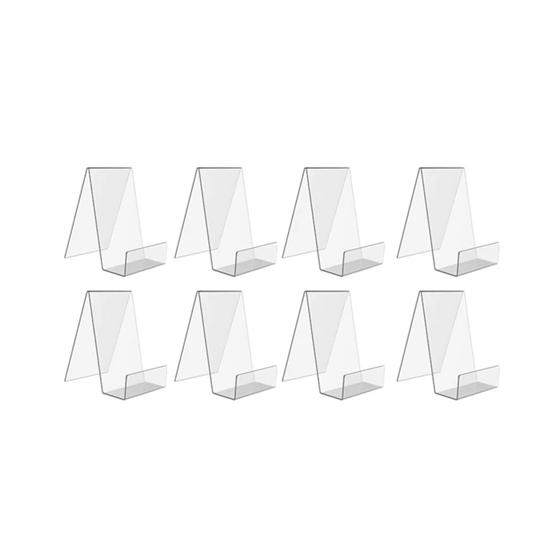8PCS Acrylic Book Display Stand With Ledge Clear Acrylic Easels For Displaying Book Photo Music Sheets Artworks
8PCS Acrylic Book Display Stand With Ledge Clear Acrylic Easels For Displaying Book Photo Music Sheets Artworks