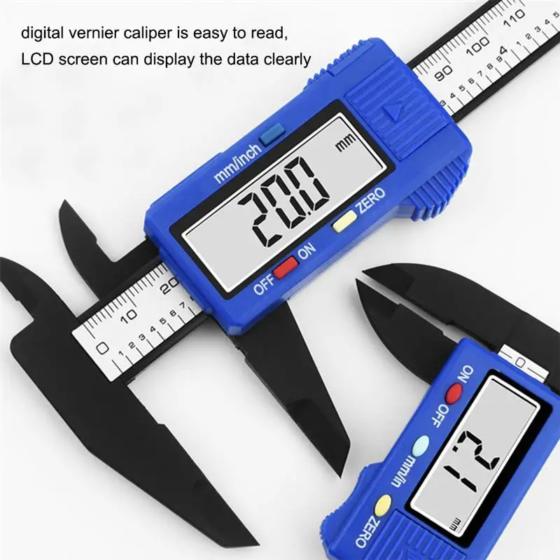 6Inch 0-150mmStainless Steel Electronic Digital Vernier Caliper Metal Micrometer Measuring Depth Measuring Tool Gauge Instrument
6Inch 0-150mmStainless Steel Electronic Digital Vernier Caliper Metal Micrometer Measuring Depth Measuring Tool Gauge Instrument
