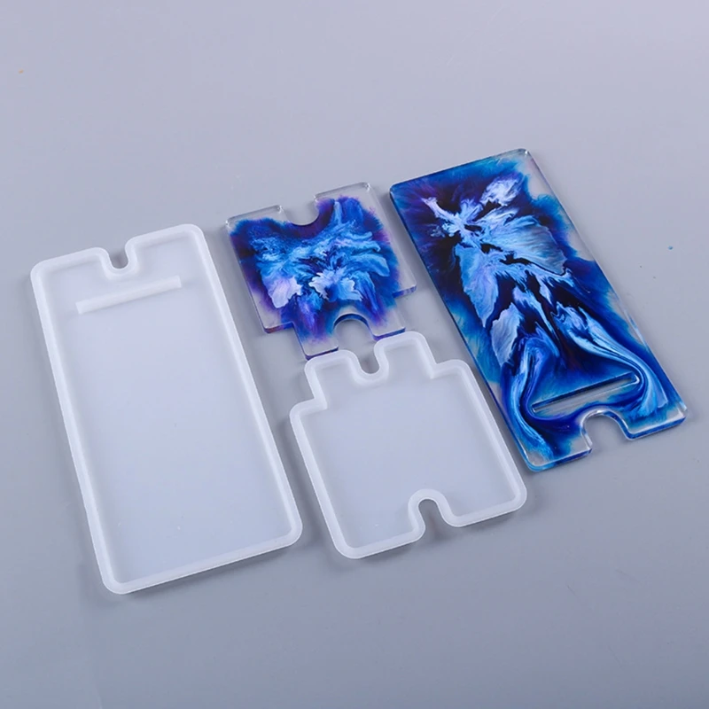 Q81D DIY Crafts Phone Stand Epoxy Mold Cellphone Bracket Silicone Mold DIY Art Crafts Smartphone Stand Casting Resin Mold
Q81D DIY Crafts Phone Stand Epoxy Mold Cellphone Bracket Silicone Mold DIY Art Crafts Smartphone Stand Casting Resin Mold