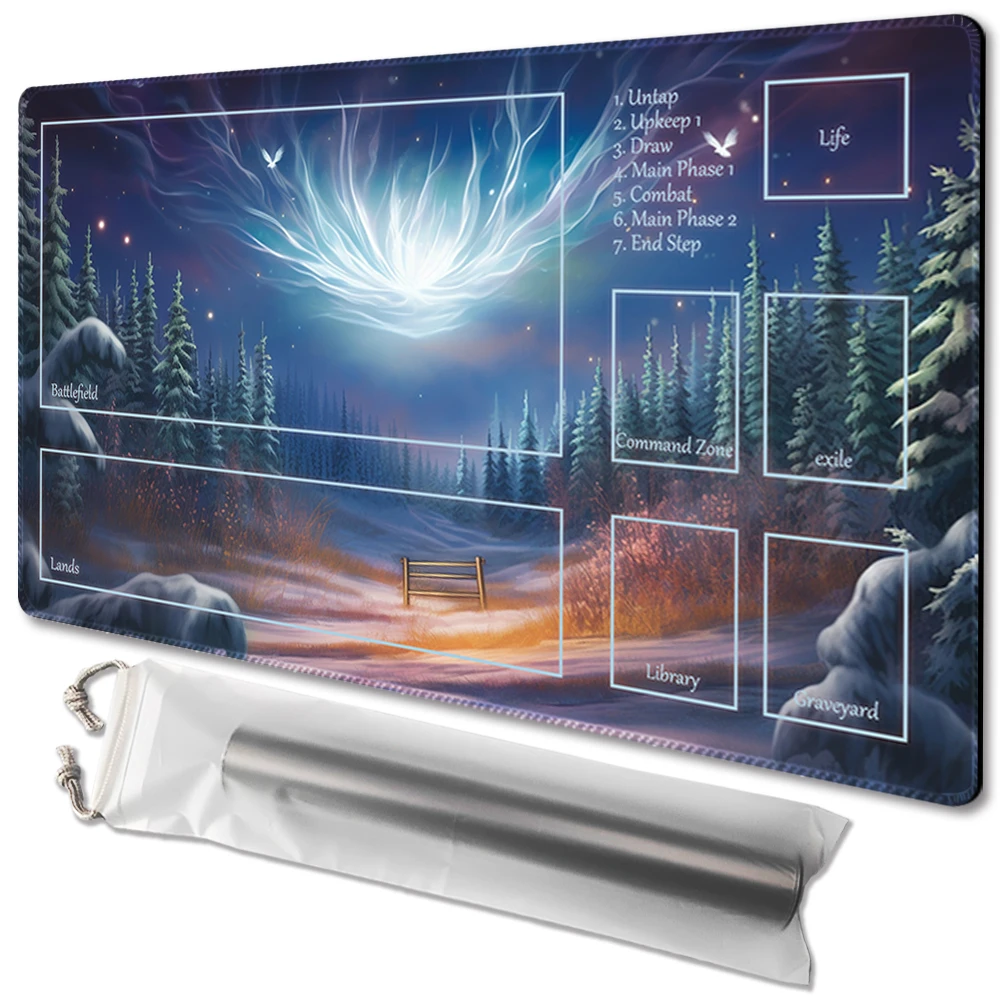 Aurora Starry-Board Game TCG Playmat Table Mat Game Size 60X35 CM Mousepad Compatible for MTG CCG
Aurora Starry-Board Game TCG Playmat Table Mat Game Size 60X35 CM Mousepad Compatible for MTG CCG