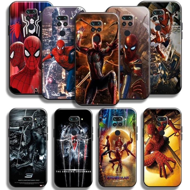 Marvel Spiderman Phone Case For Xiaomi Redmi Note 9 Pro Redmi Note 9 9T 5G Carcasa Back Black Soft Silicone Cover Funda
Marvel Spiderman Phone Case For Xiaomi Redmi Note 9 Pro Redmi Note 9 9T 5G Carcasa Back Black Soft Silicone Cover Funda