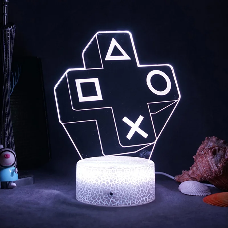 Creative game 3D icon light colorful remote control app speaker small night light bedroom computer desk LED light
Creative game 3D icon light colorful remote control app speaker small night light bedroom computer desk LED light