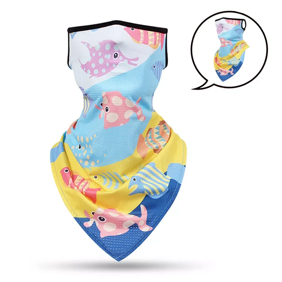 Ice Silk Hanging Ear Triangle Scarf Breathable Comfortable Children Bandana Sun Protection Harmless Quick-dry Headgear
Ice Silk Hanging Ear Triangle Scarf Breathable Comfortable Children Bandana Sun Protection Harmless Quick-dry Headgear